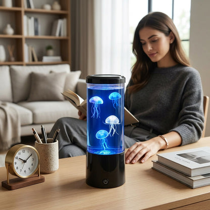 Floating Jellyfish Night Light with LED Glow