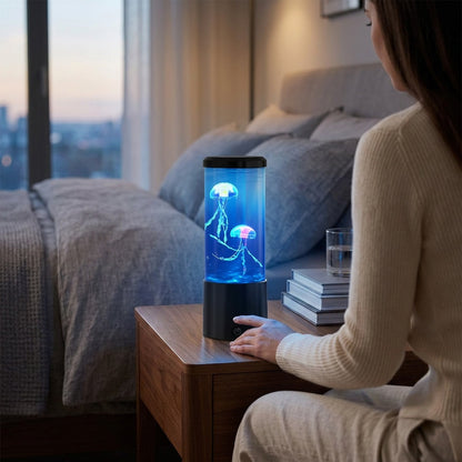 Floating Jellyfish Night Light with LED Glow
