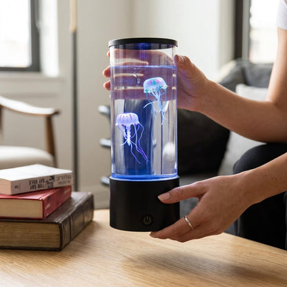 Floating Jellyfish Night Light with LED Glow