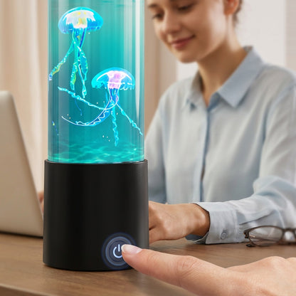 Floating Jellyfish Night Light with LED Glow